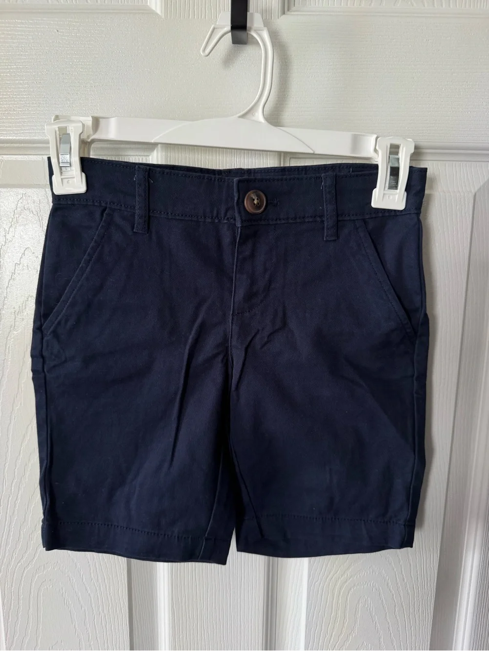 Girls Chino Navy Uniform Shorts